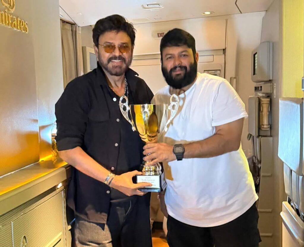Tollywood Star Win Cricket Match in America under Thaman Captaincy 