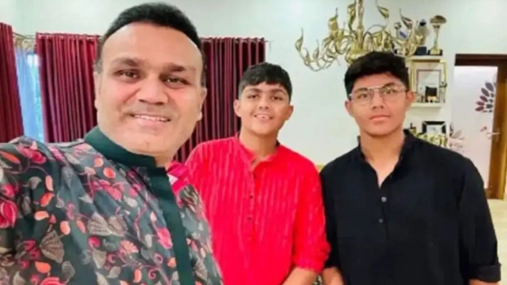Virender Sehwag elder son sold younger son unsold in IPL 2025