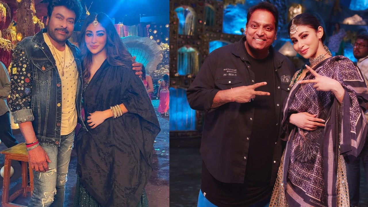 Chiranjeevi Mouni Roy : విశ్వంభర స్పెషల్ సాంగ్ షూటింగ్ కంప్లీట్.. చిరు, మౌని రాయ్ ఫొటోలు వైరల్..
