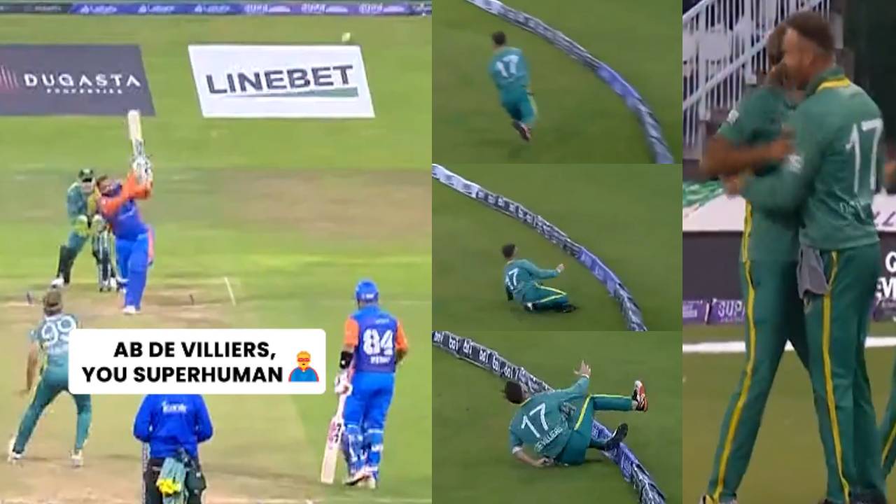 WCL 2025 : 41 ఏజ్లోనూ ఏబీ డివిలియర్స్ స్టన్నింగ్ ఫీల్డింగ్.. మైండ్ బ్లోయింగ్.. వీడియో.. WCL 2025 : 41 ఏజ్లోనూ ఏబీ డివిలియర్స్ స్టన్నింగ్ ఫీల్డింగ్.. మైండ్ బ్లోయింగ్.. వీడియో..
