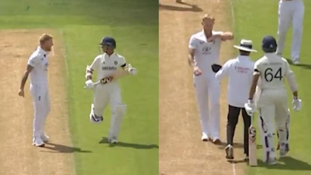 Yashasvi jaiswal vs Ben Stokes
