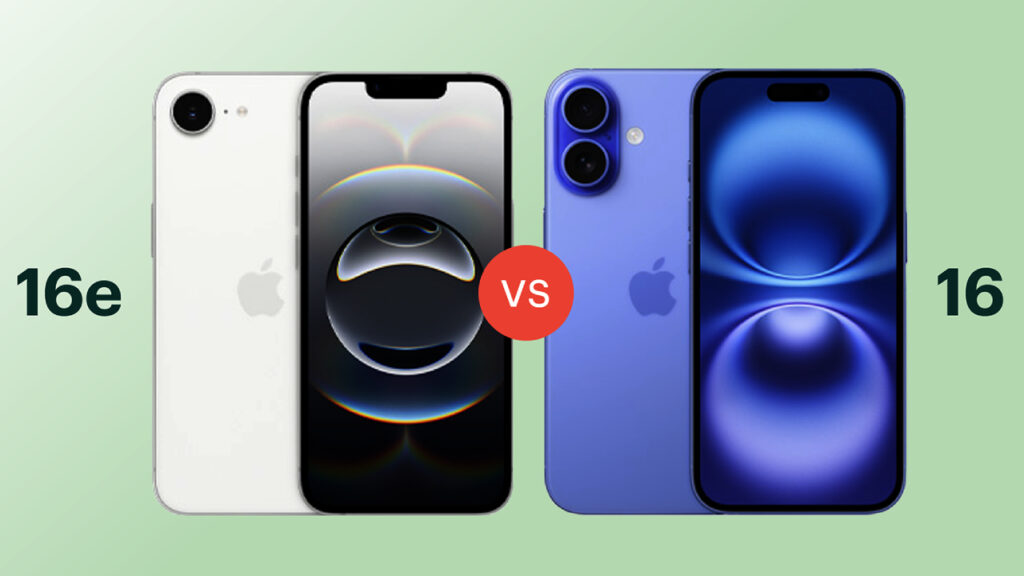 iPhone 16 vs iPhone 16e