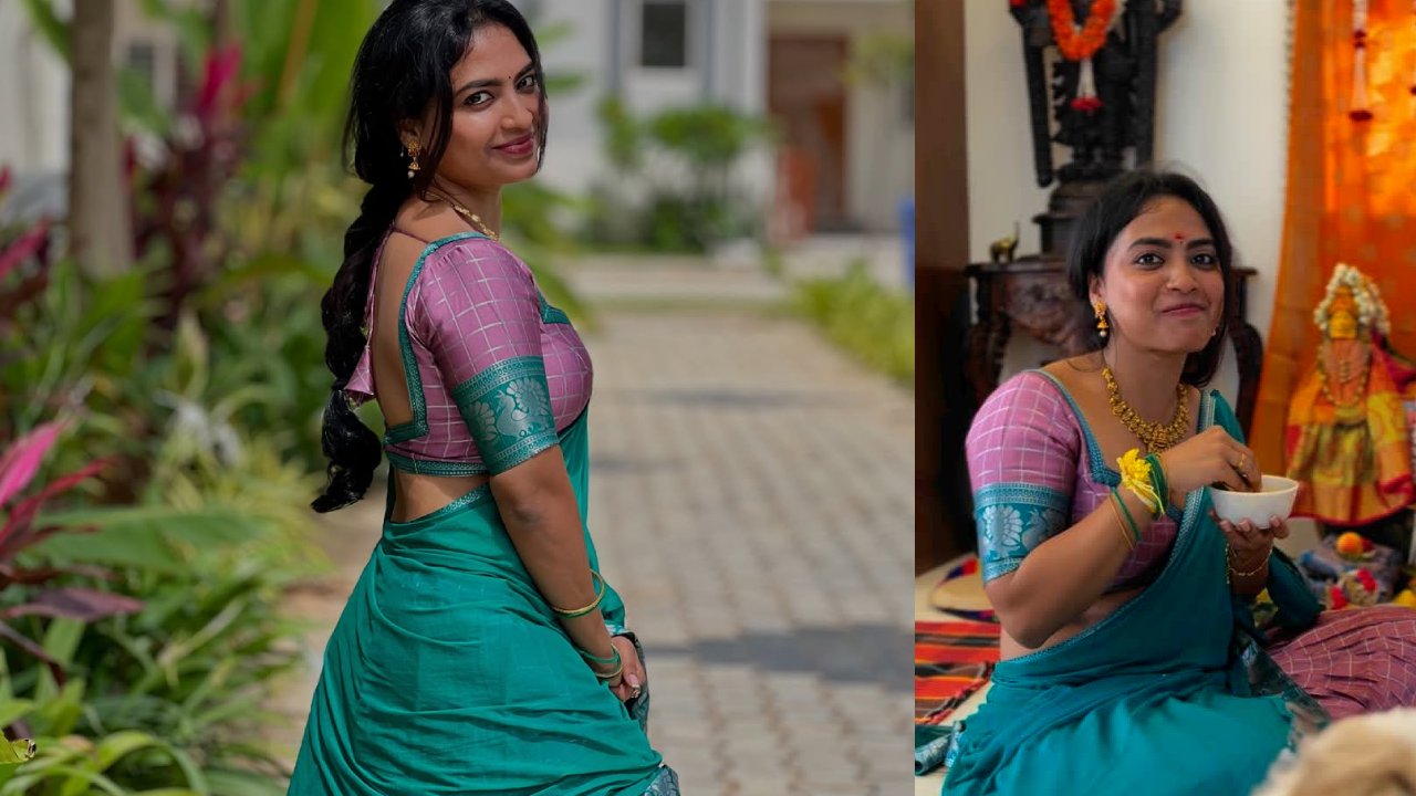 Alekhya Harika : శ్రావణ శుక్రవారం స్పెషల్ ఫొటోలు.. లంగావోణీలో దేత్తడి హారిక..