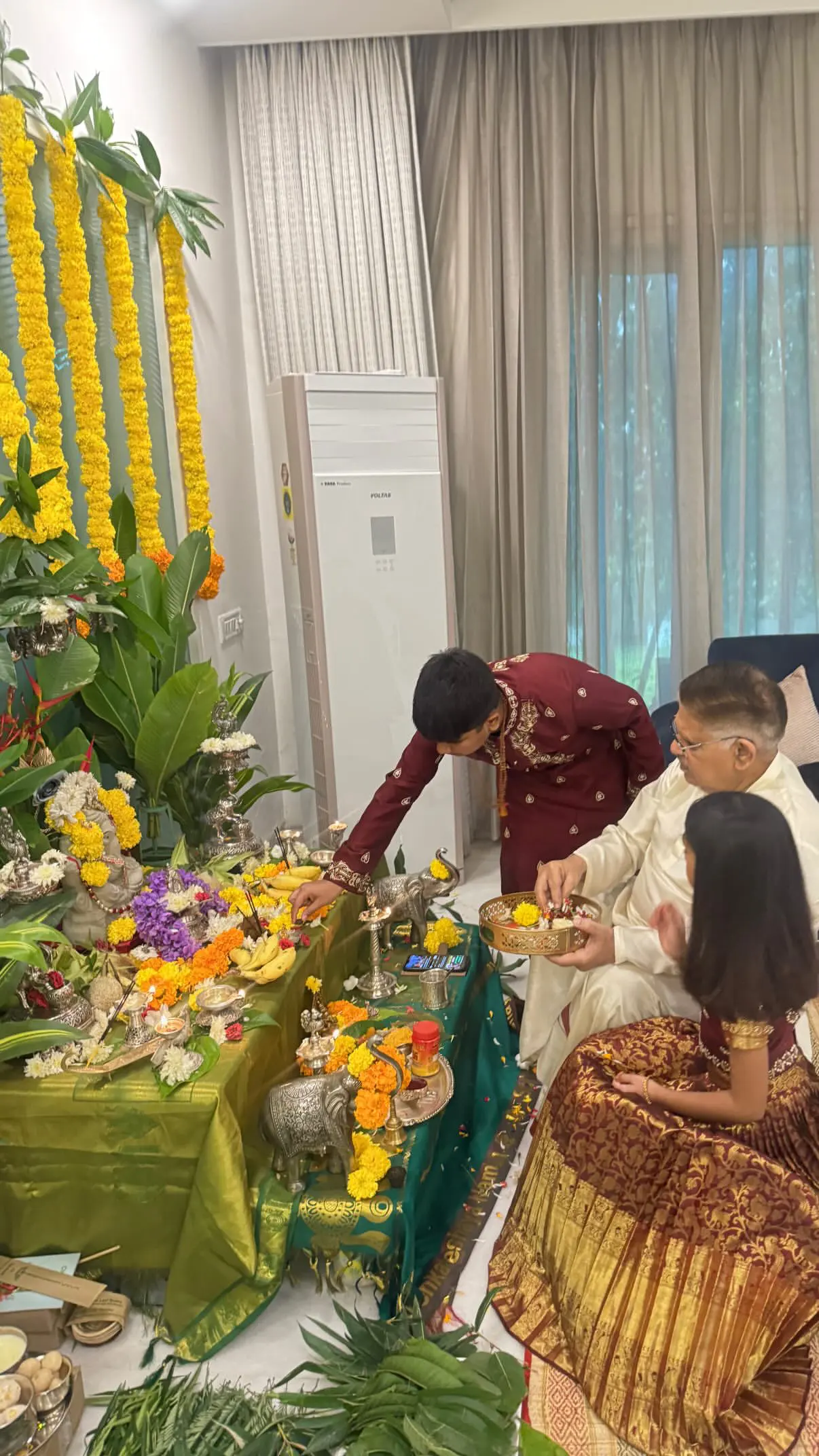Allu Ayaan Arha Vinayaka Chavithi Pooja
