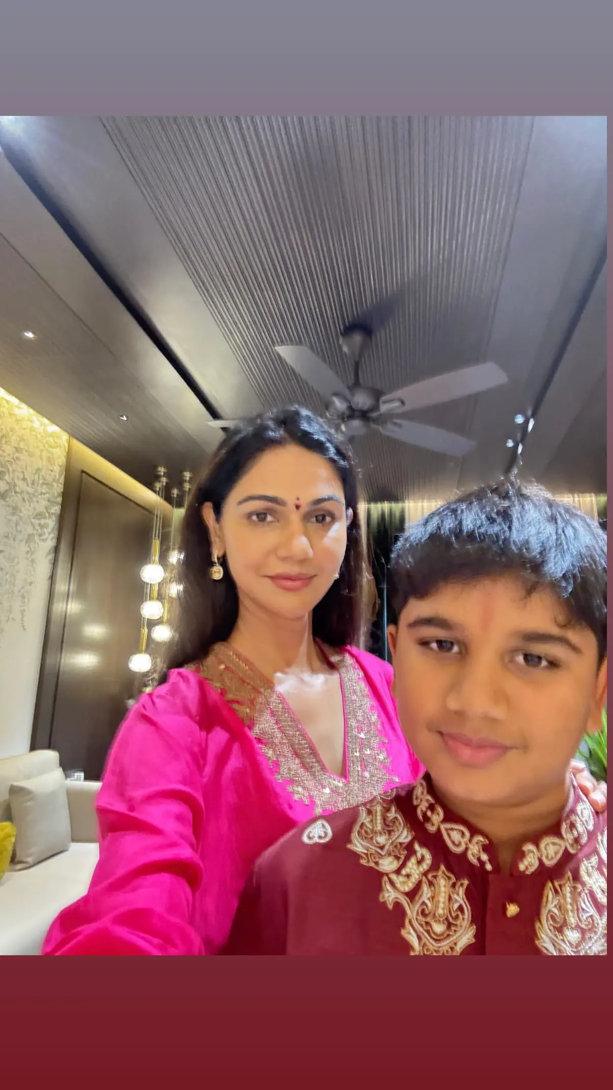 Allu Ayaan Arha Vinayaka Chavithi Pooja
