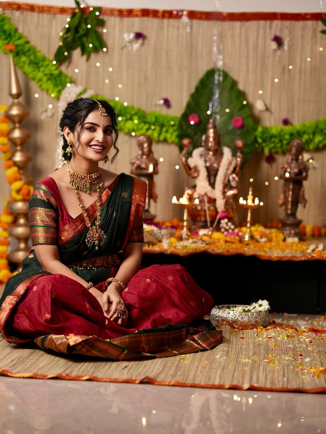 Ananya nagalla Varalakshmi Vratham Traditional Photos