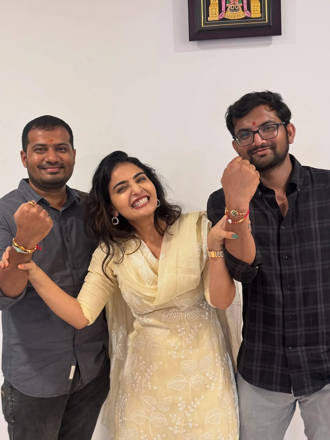 Ananya Nagalla Rakhi Celebrations with Brothers