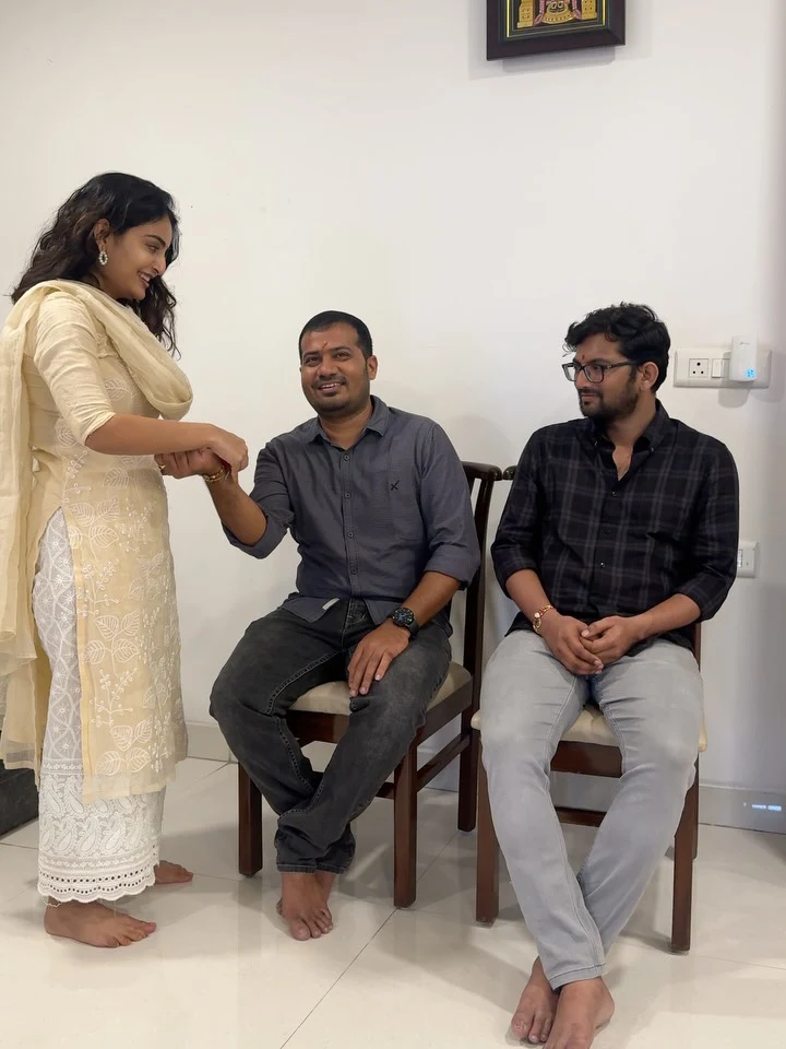 Ananya Nagalla Rakhi Celebrations with Brothers