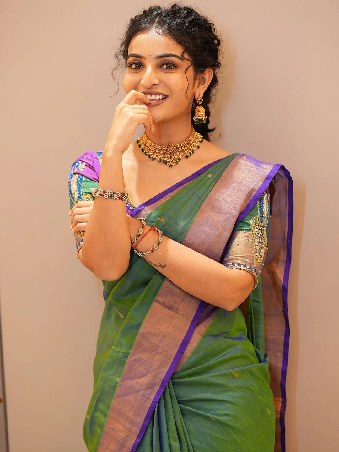 Ananya nagalla Varalakshmi Vratham Traditional Photos