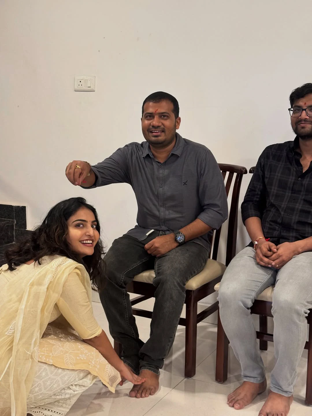Ananya Nagalla Rakhi Celebrations with Brothers