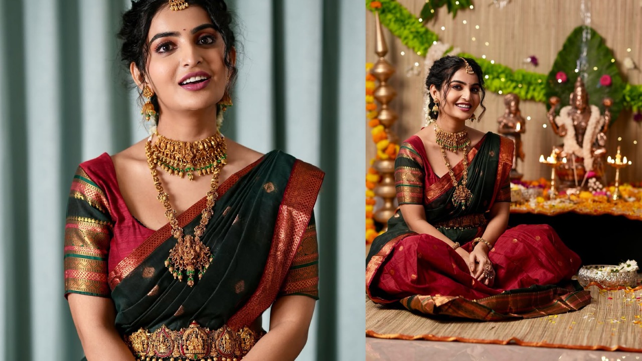 Ananya nagalla : అనన్య నాగళ్ళ వరలక్ష్మి వ్రతం స్పెషల్ ఫొటోలు..