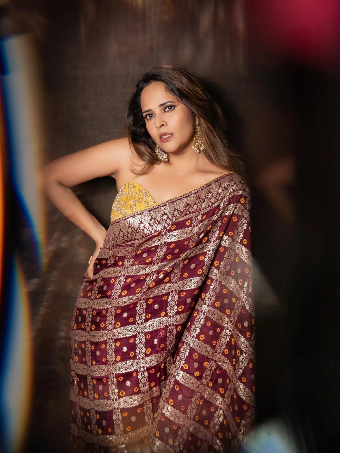 Anasuya Bharadwaj Sizzling Poses in Saree
