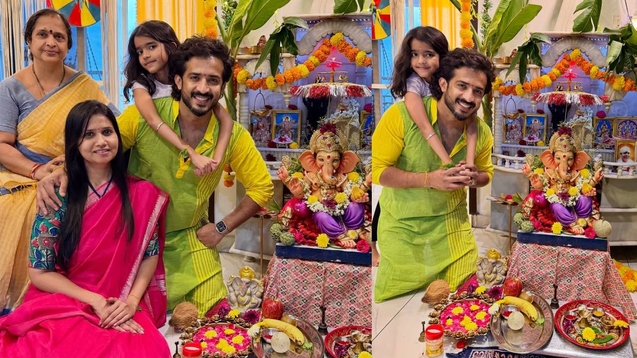 Anchor Ravi : ఫ్యామిలీతో కలిసి యాంకర్ రవి వినాయక చవితి సెలబ్రేషన్స్.. ఫొటోలు చూశారా?