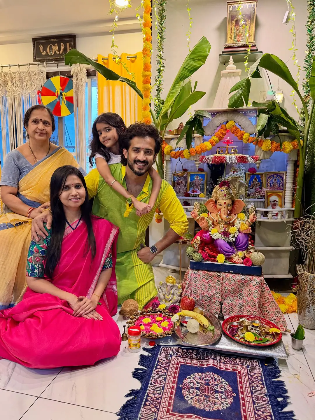 Anchor Ravi Vinayaka Chavithi Celebrations with Family
