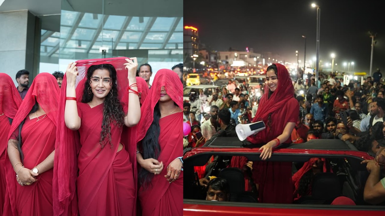 Anupama Parameswaran : వైజాగ్ రోడ్లపై అనుపమ పరమేశ్వరన్.. ఫొటోలు..