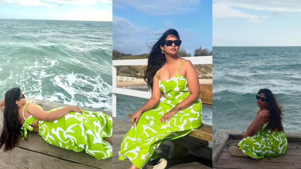Ariyana Glory Enjoying Vacation at Australia Beaches