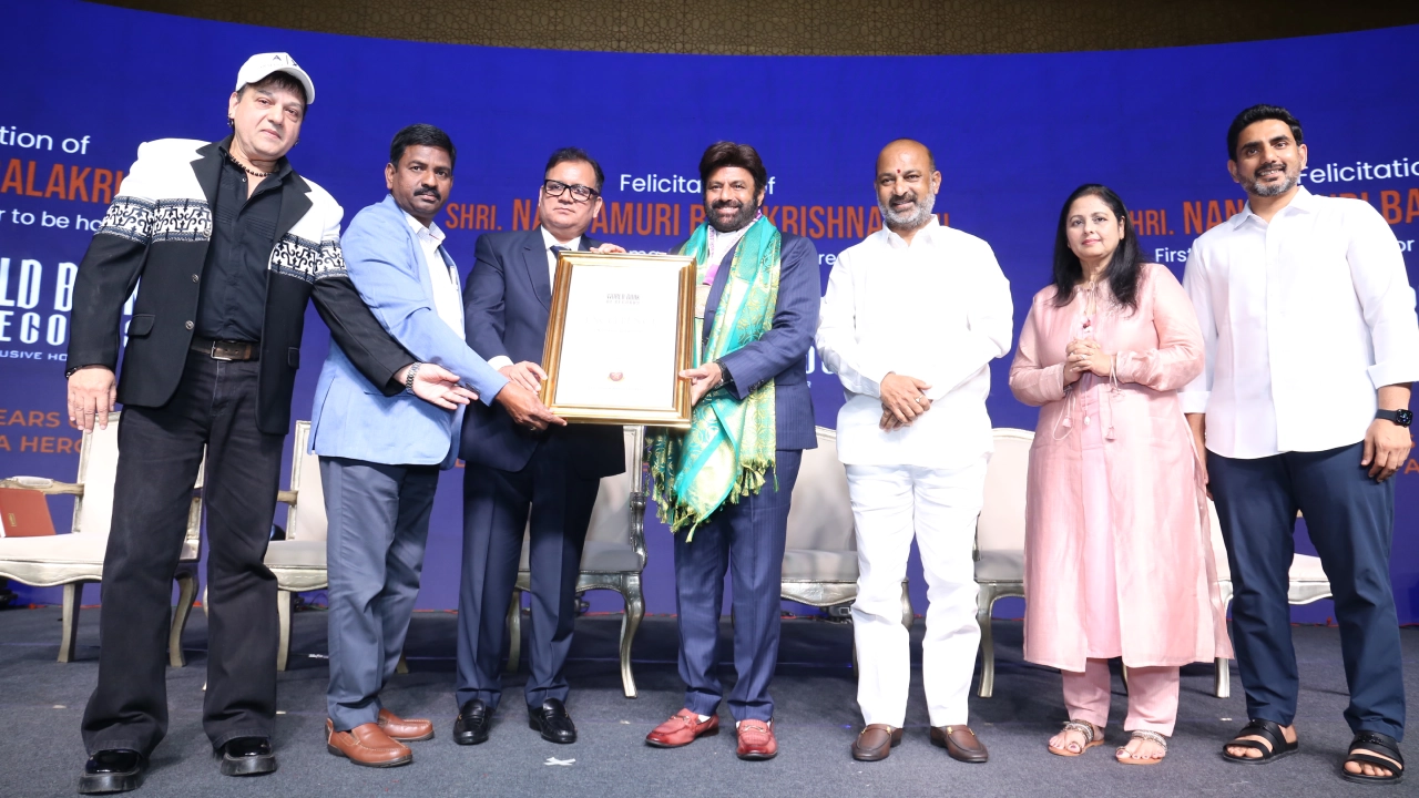 Balakrishna Felicitation for World Book of Record
