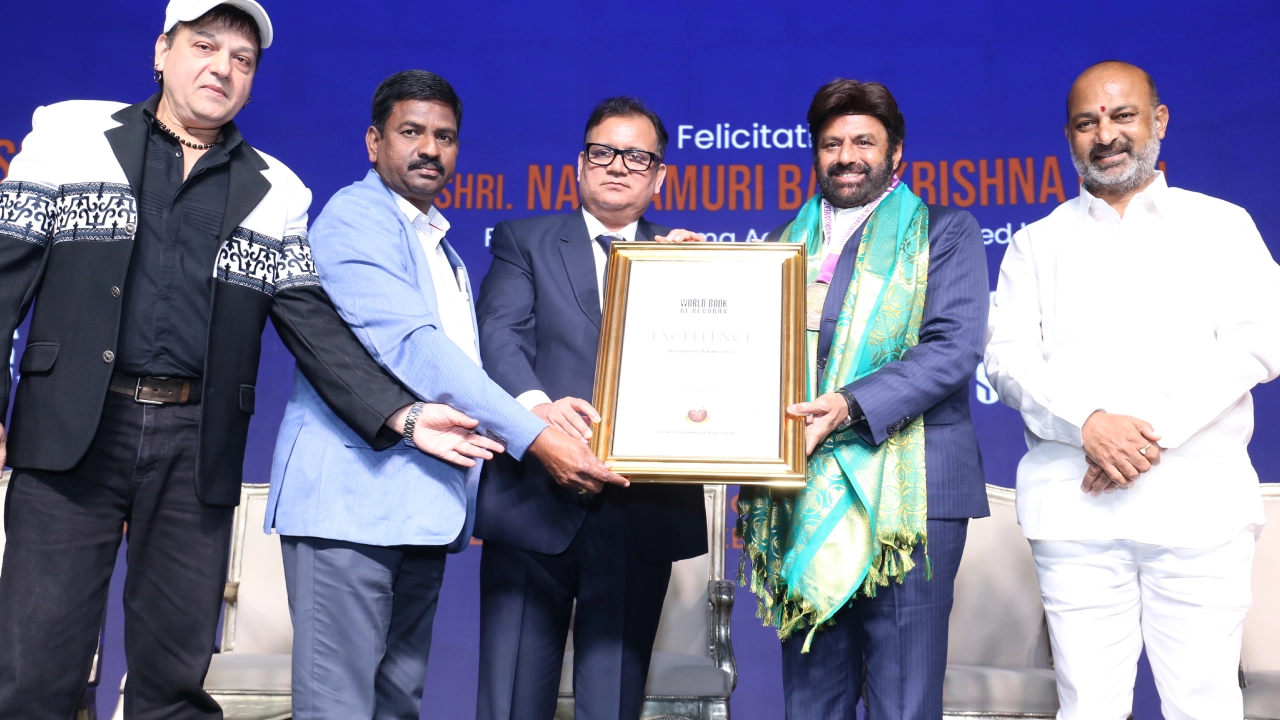 Balakrishna Felicitation for World Book of Record