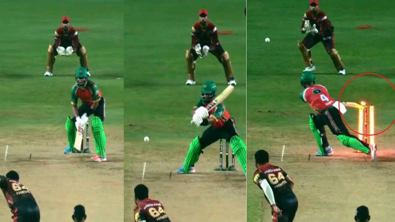 CPL 2025 : విచిత్ర రీతిలో ఔటైన విండీస్ బ్యాటర్.. ఇలాంటి ఔట్ను ఇప్పటి వరకు చూసి ఉండరు.. వీడియో వైరల్ CPL 2025 : విచిత్ర రీతిలో ఔటైన విండీస్ బ్యాటర్.. ఇలాంటి ఔట్ను ఇప్పటి వరకు చూసి ఉండరు.. వీడియో వైరల్