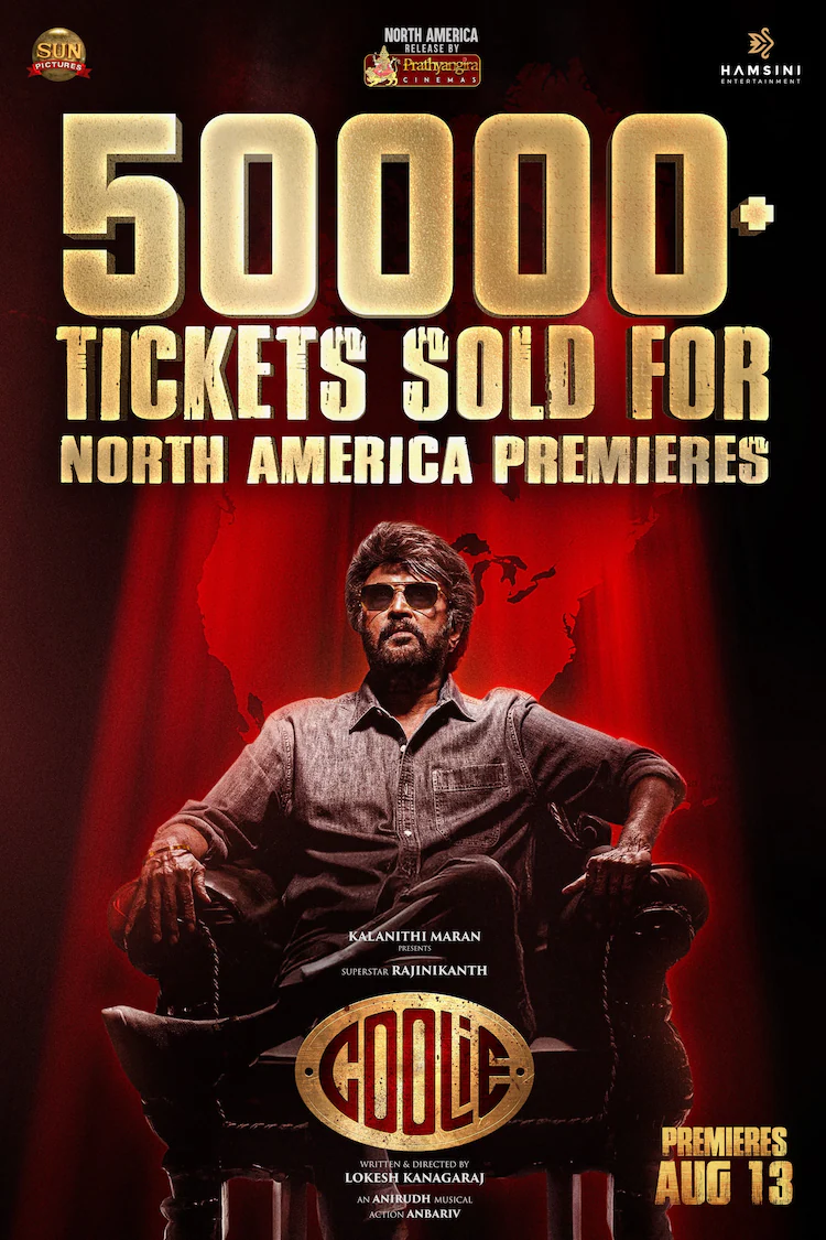 Coolie North America Premiere Tickets