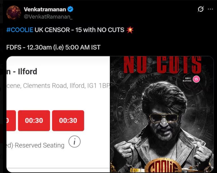 Coolie UK Censor