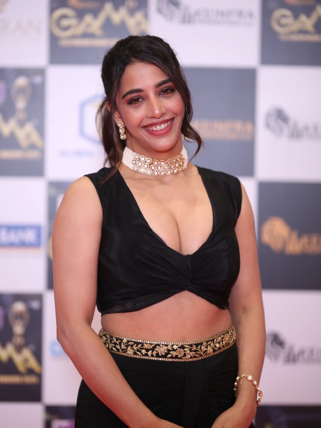 Daksha Nagarkar Dazzling Looks in Gama Awards Event in Dubai