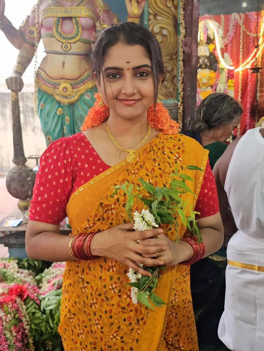 Brahmamudi Deepika Rangaraju Varalakshmi Vratham Photos