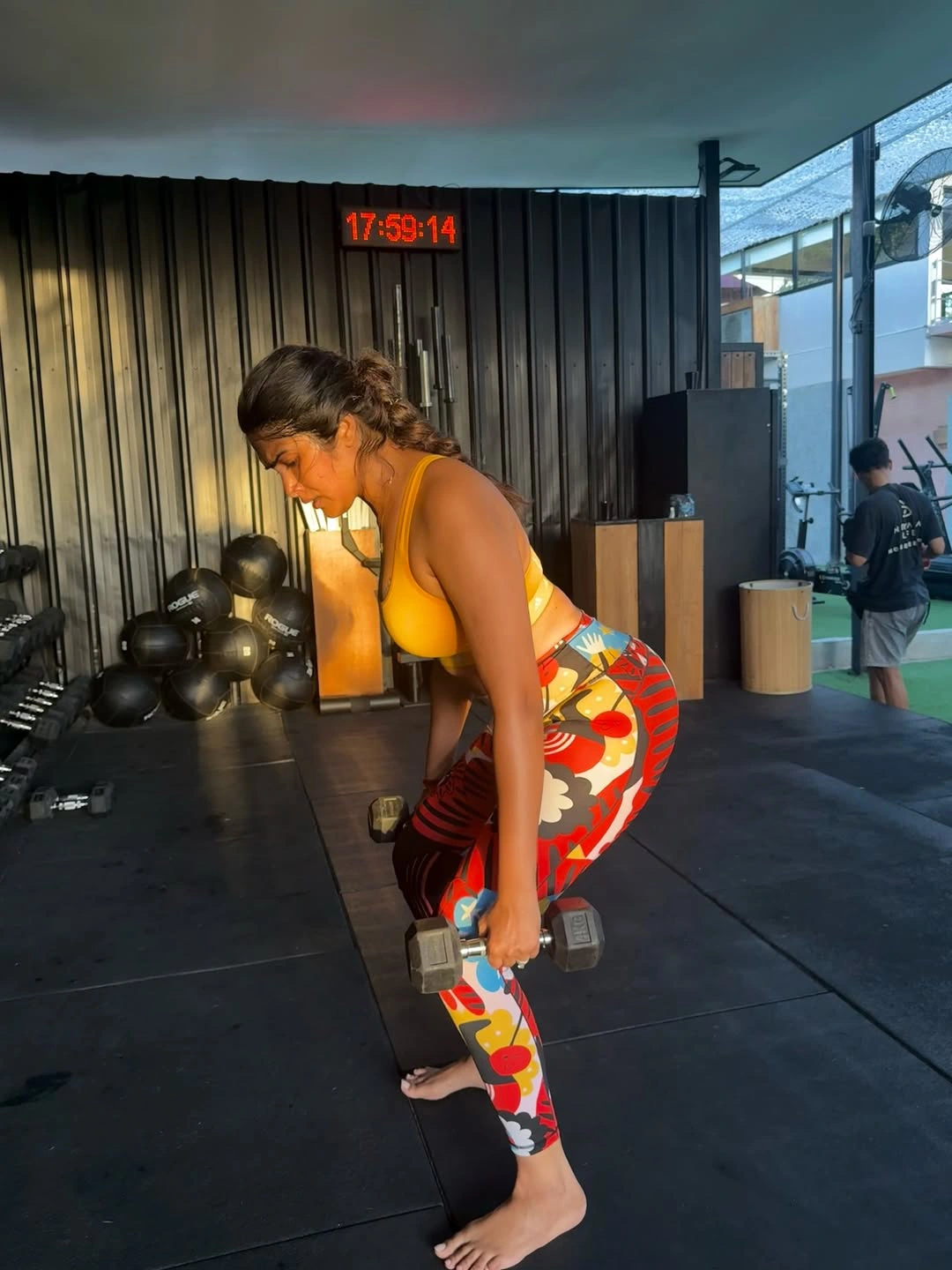 Divi Hard Working in Gym