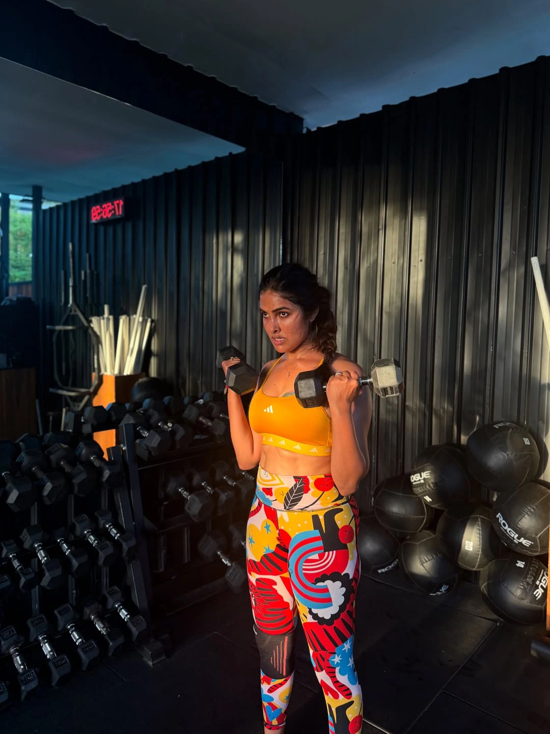 Divi Hard Working in Gym