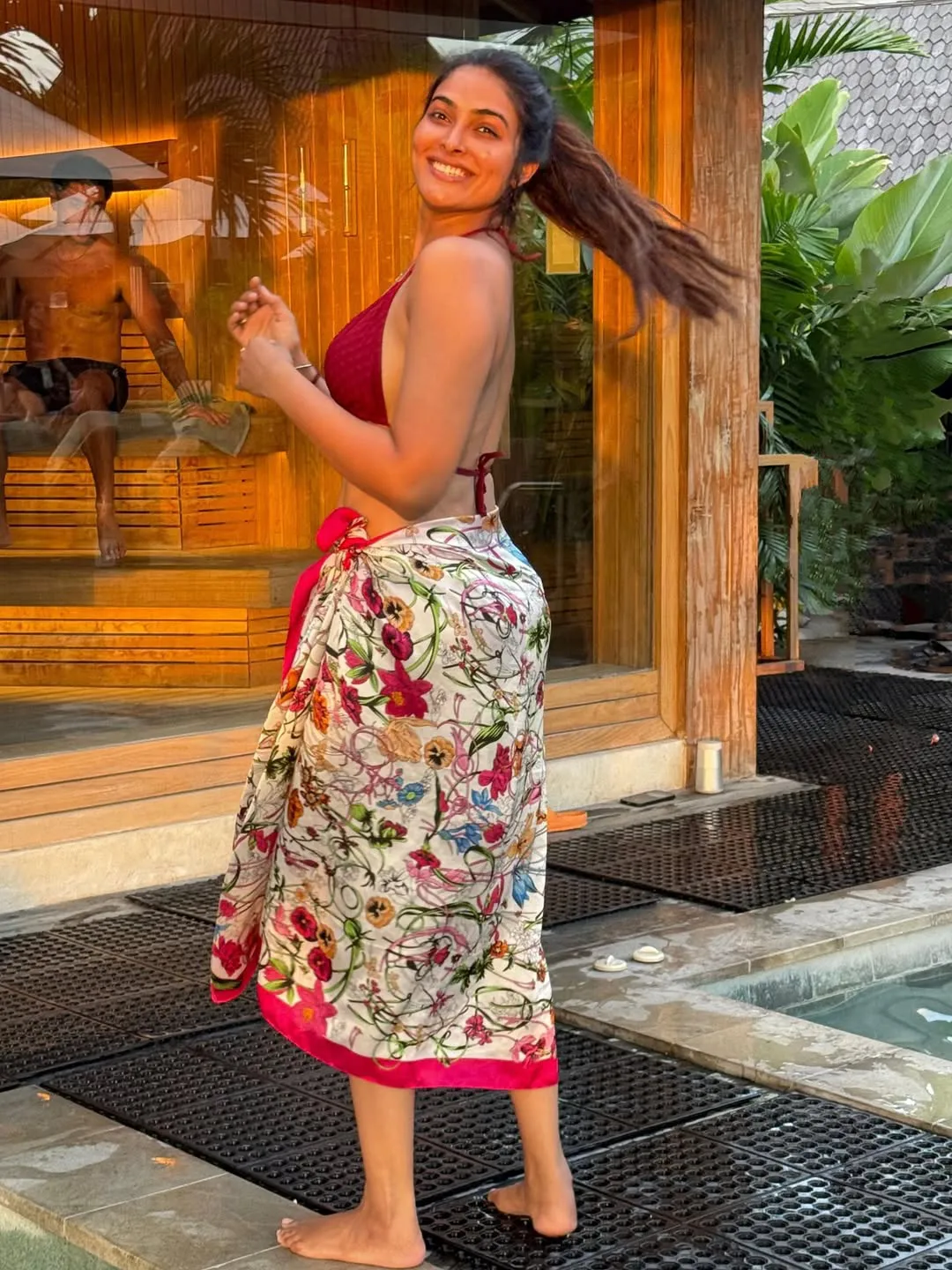 Divi Enjoying Vacation in Bali