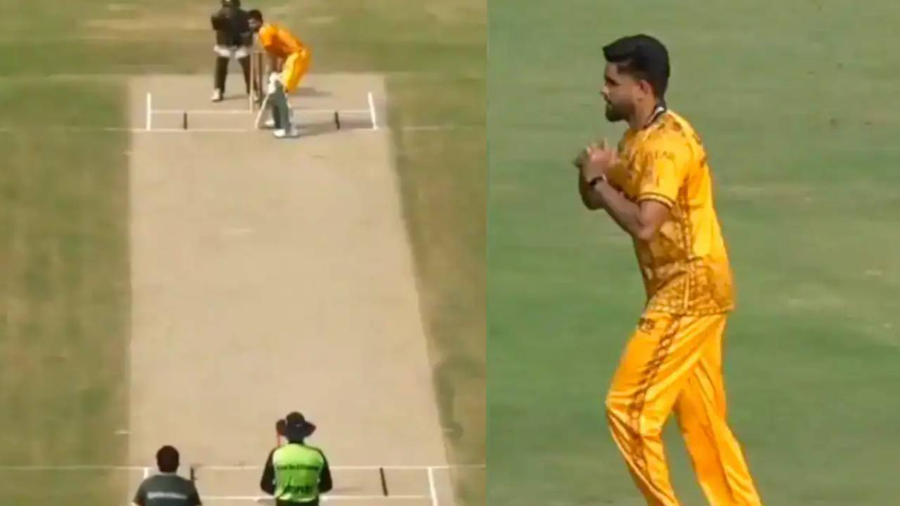 Babar Azam : ఆసియాకప్లో నో ప్లేస్.. స్పిన్నర్గా మారిన బాబర్ ఆజామ్.. సూపర్ డెలివరీతో క్లీన్ బౌల్డ్! వీడియో Babar Azam : ఆసియాకప్లో నో ప్లేస్.. స్పిన్నర్గా మారిన బాబర్ ఆజామ్.. సూపర్ డెలివరీతో క్లీన్ బౌల్డ్! వీడియో