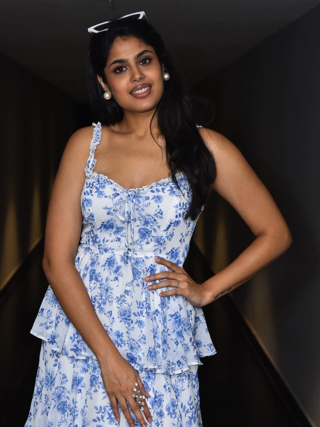 Faria Abdullah Cute Looks in Gurram Paapi Reddy Teaser Launch Event