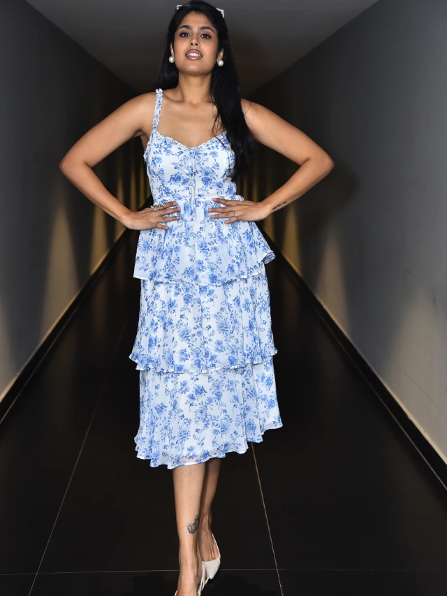 Faria Abdullah Cute Looks in Gurram Paapi Reddy Teaser Launch Event