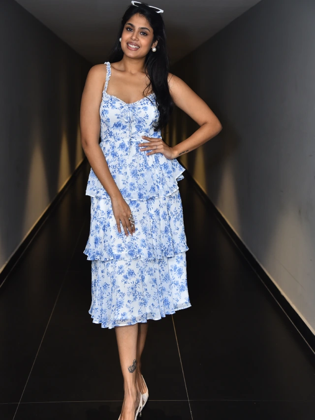 Faria Abdullah Cute Looks in Gurram Paapi Reddy Teaser Launch Event