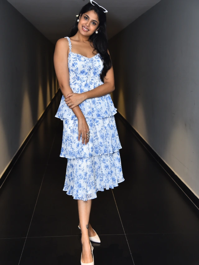 Faria Abdullah Cute Looks in Gurram Paapi Reddy Teaser Launch Event