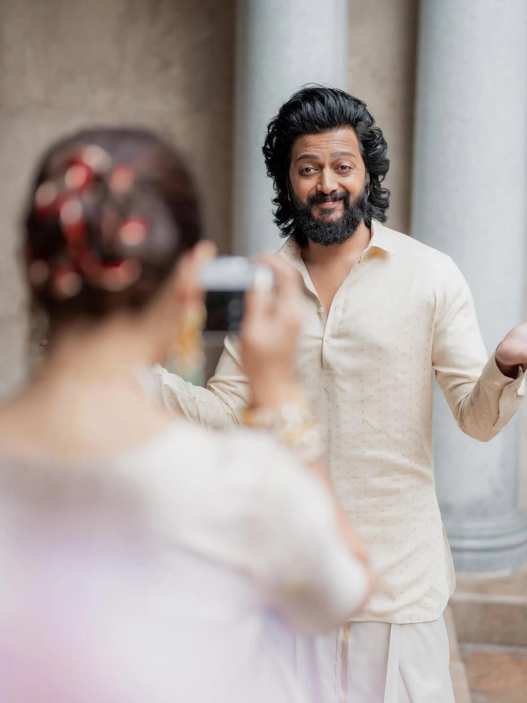 Genelia Deshmukh Cute Photos with Husband Riteish