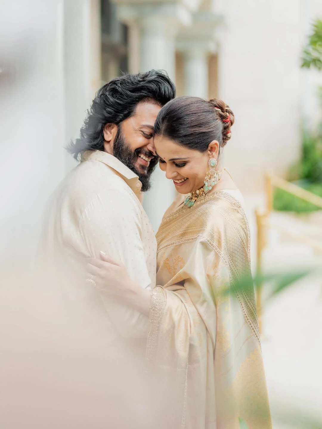 Genelia Deshmukh Cute Photos with Husband Riteish