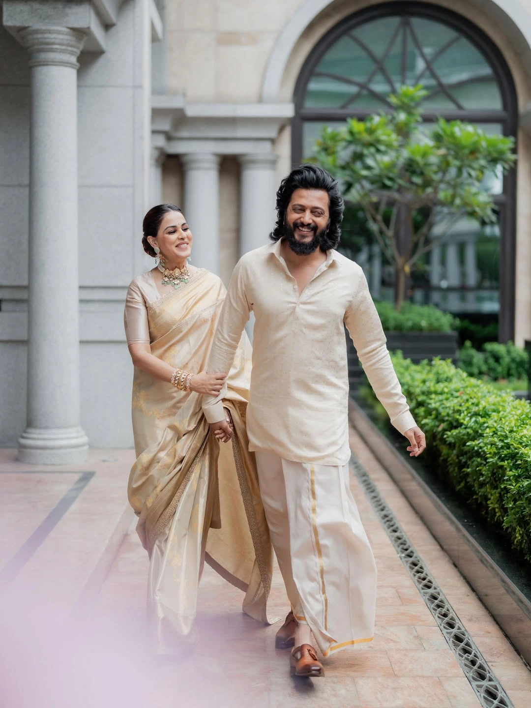 Genelia Deshmukh Cute Photos with Husband Riteish