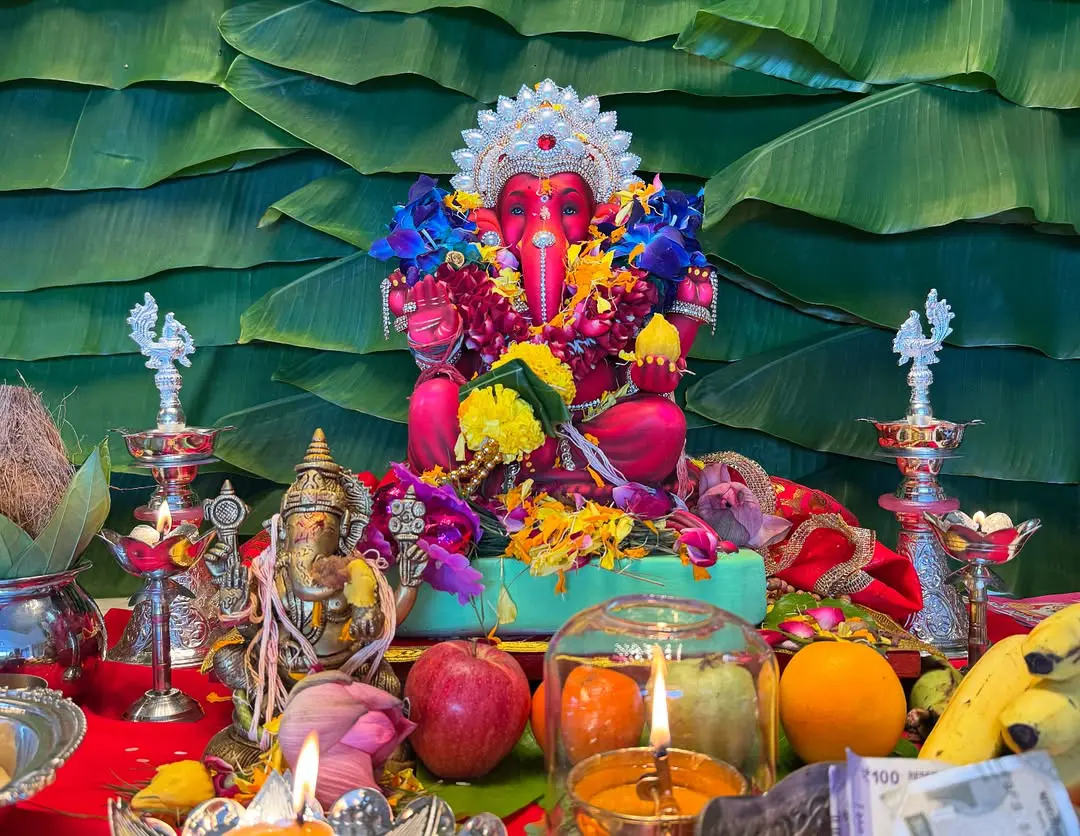 Hansika Motwani Vinayaka Chavithi Celebrations