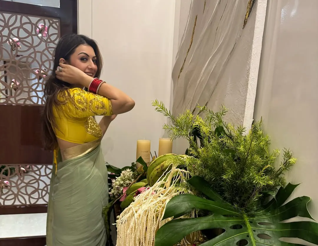 Hansika Motwani Vinayaka Chavithi Celebrations