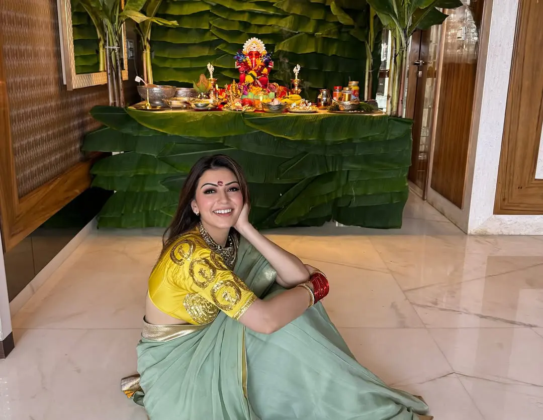 Hansika Motwani Vinayaka Chavithi Celebrations