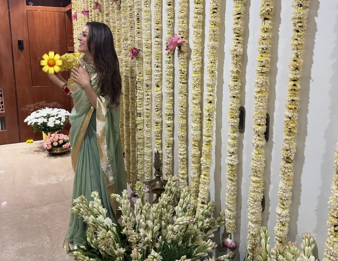 Hansika Motwani Vinayaka Chavithi Celebrations