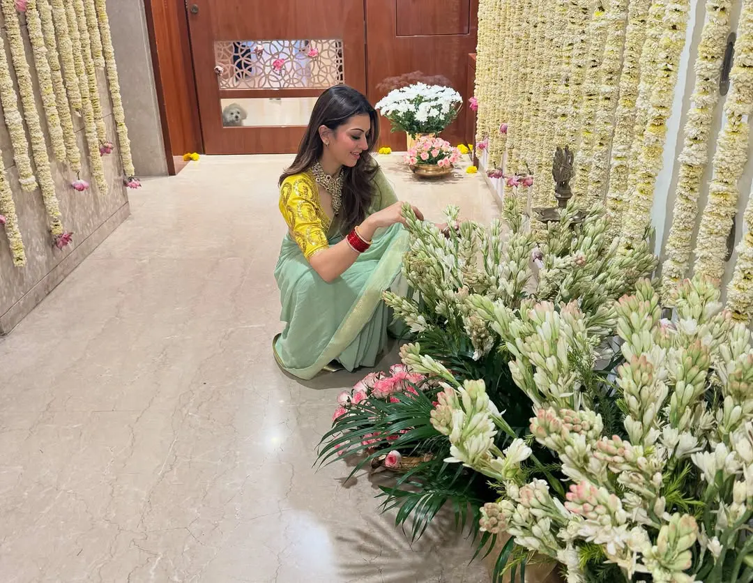 Hansika Motwani Vinayaka Chavithi Celebrations