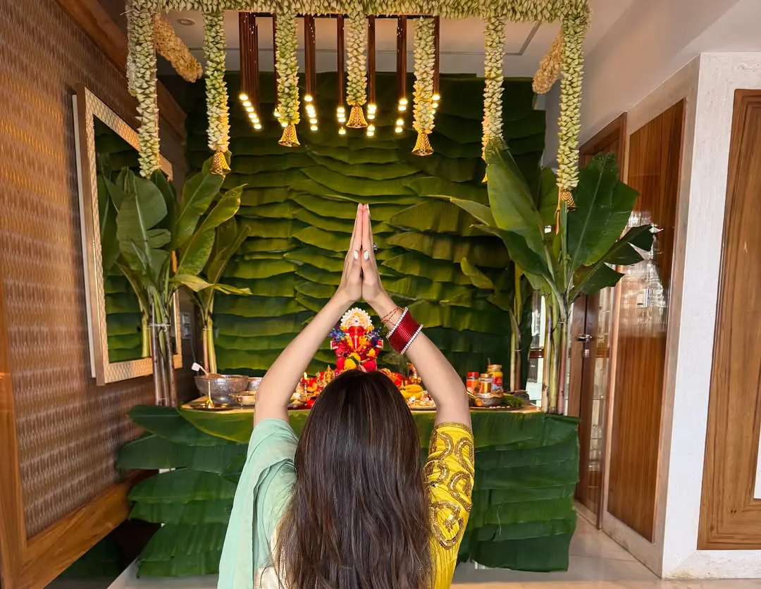 Hansika Motwani Vinayaka Chavithi Celebrations