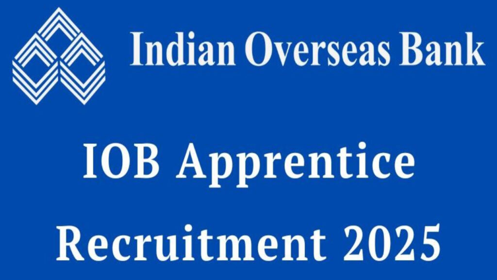 Indian Overseas Bank has released a notification for 750 apprentice posts.