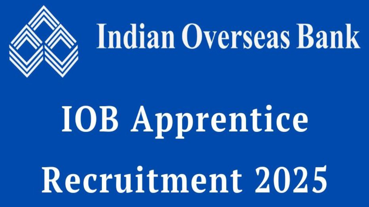 IOB Recruitment 2025: ఇండియన్ ఓవర్సీస్ బ్యాంక్ రిక్రూట్మెంట్.. 750 పోస్టులకు నోటిఫికేషన్.. రిజిస్ట్రేషన్ సహా పూర్తి వివరాలు IOB Recruitment 2025: ఇండియన్ ఓవర్సీస్ బ్యాంక్ రిక్రూట్మెంట్.. 750 పోస్టులకు నోటిఫికేషన్.. రిజిస్ట్రేషన్ సహా పూర్తి వివరాలు