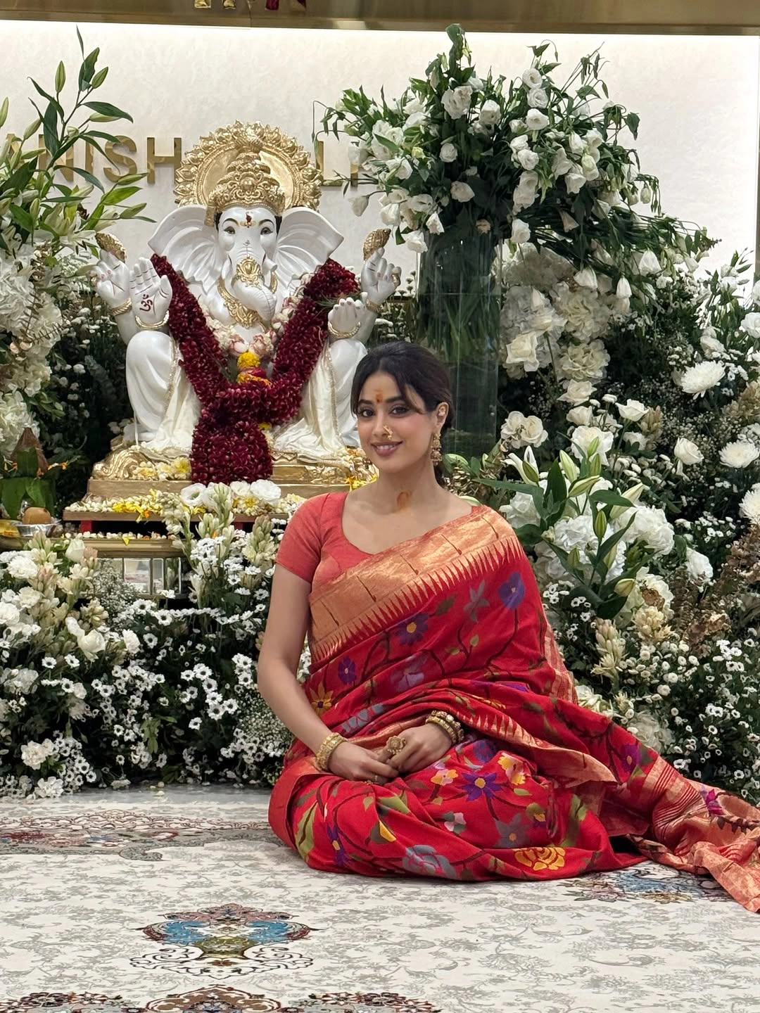 Janhvi Kapoor Vinayaka Chavithi Celebrations