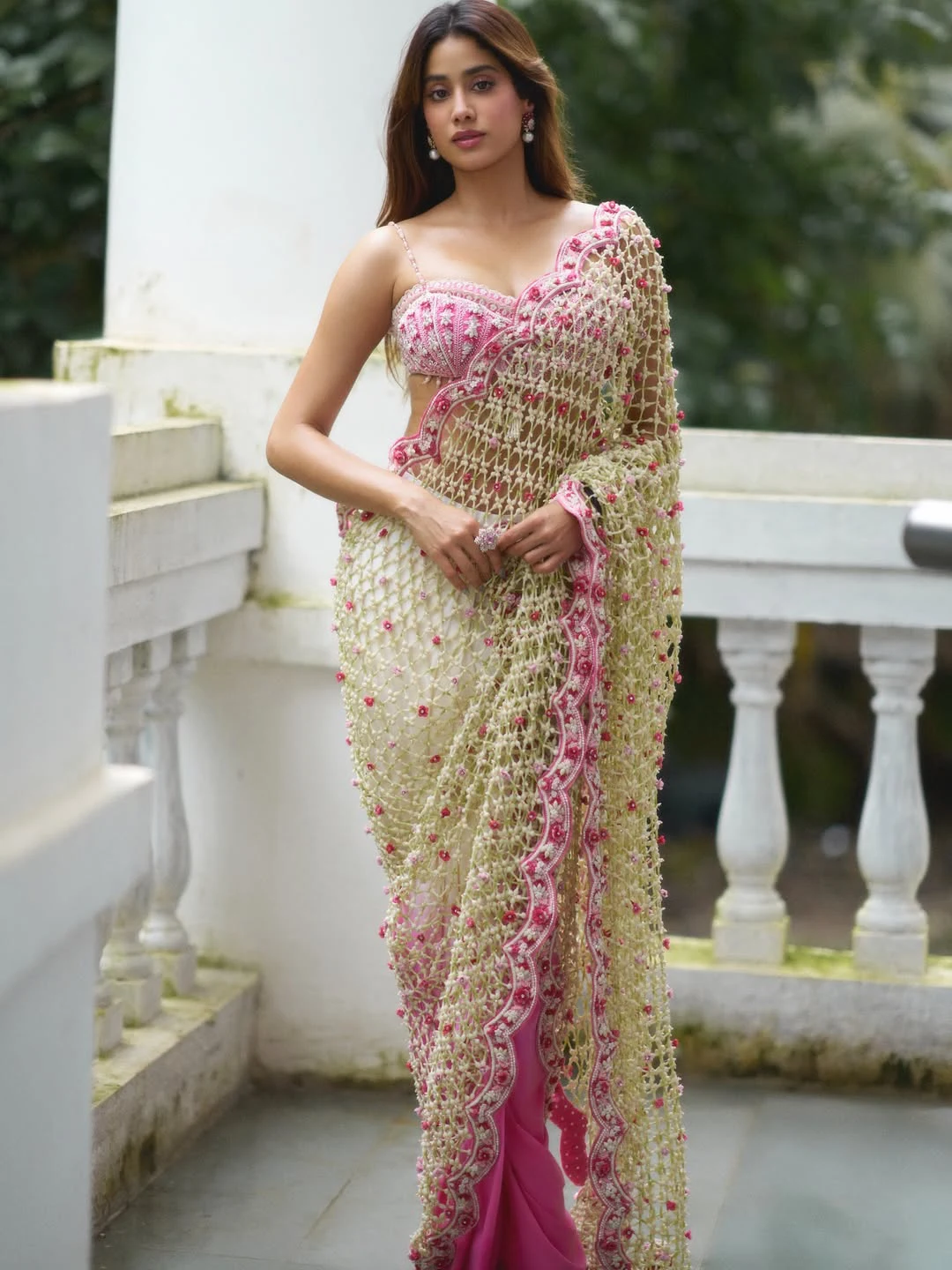 Janhvi Kapoor Stunning Looks in Special Saree