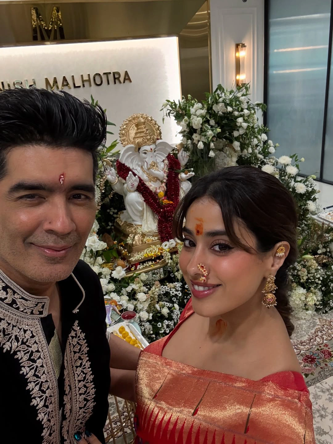 Janhvi Kapoor Vinayaka Chavithi Celebrations