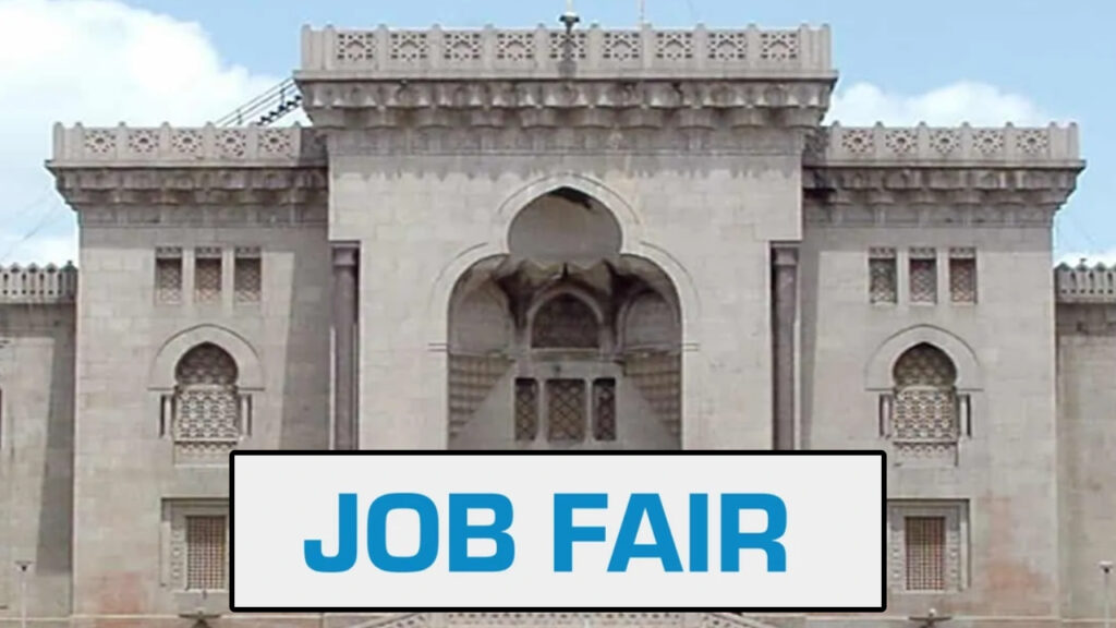 Job fair in Osmania under the auspices of TG Employment Training Department